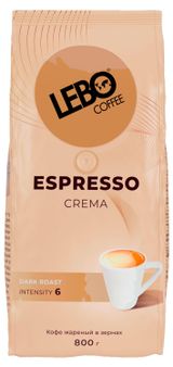 Изображение товара Кофе в зернах Lebo Espresso Crema, 800 г