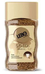 Изображение товара Кофе растворимый Lebo Gold сублимированный, 100 г