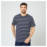 Изображение товара Футболка мужская InExtenso короткий рукав в полоску, р S-XXL