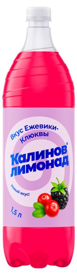 Изображение товара Напиток газированный «Калинов Лимонад» ежевика клюква, 1,5 л