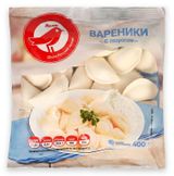 Изображение товара Вареники сладкие АШАН Красная птица с творогом, 400 г