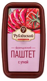 Изображение товара Паштет «Рублёвский» Французский с уткой охлажденный, 175 г