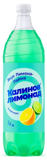 Изображение товара Напиток газированный «Калинов Лимонад» Лимон-Лайм, 1,5 л