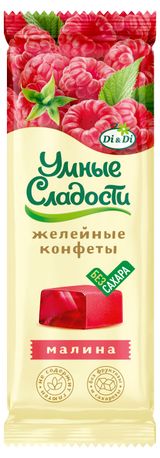Изображение товара Конфеты желейные «Умные сладости» Малина без сахара, 90 г
