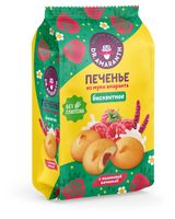 Изображение товара Печенье бисквитное Dr.Amaranth из муки амаранта с малиновой начинкой без глютена, 200 г