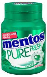 Изображение товара Резинка жевательная Mentos Pure White Нежная Мята, 54 г