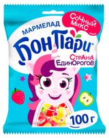 Изображение товара Мармелад жевательный «Бон Пари» Страна Единорогов ассорти, 100 г