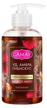 Изображение товара Мыло жидкое для рук Camay Passion Уд амбра гибискус, 280 мл