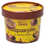 Изображение товара Конфеты-фрукты Маракуйя в белом и молочном шоколаде BeChoco замороженные, 130 г