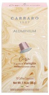 Изображение товара Кофе капсульный Carraro Aluminium Vanilla Италия, 10 капсул