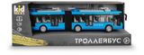 Изображение товара Игрушка машина Kis Rocks троллейбус гармошка свет звук 1:16, 1 шт в ассортименте