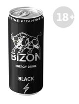 Изображение товара Напиток энергетический Bizon Energy Drink Black, 449 мл