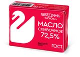 Изображение товара Масло сливочное «Лебедяньмолоко» Крестьянское высший сорт брикет 72,5% ГОСТ БЗМЖ, 180 г