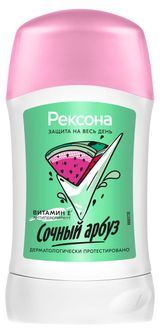 Изображение товара Дезодорант-антиперспирант женский «Рексона» Сочный арбуз твердый стик, 40 мл