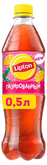 Изображение товара Чай черный газированный Lipton Манго-Личи, 500 мл
