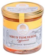 Изображение товара Мясо куриное «Добринское Фермерское Хозяйство» томленое, 300 г
