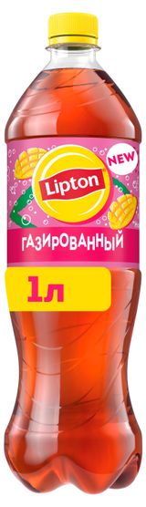 Изображение товара Чай черный газированный Lipton Манго-Личи, 1 л