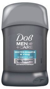Изображение товара Дезодорант-антиперспирант мужской «Дав» Men+Care Экстразащита Экстразащита и уход твердый стик, 50 мл