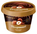 Изображение товара Сыр десертный плавленый «КАРАТ» Шоколадно-ореховый с какао 30% БЗМЖ, 230 г