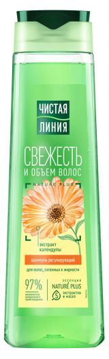 Изображение товара Шампунь для волос «Чистая Линия» Календула, 400 мл