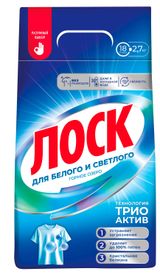 Изображение товара Стиральный порошок «Лоск» Горное Озеро для белого белья, 2,7 кг (18 стирок)