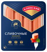 Изображение товара Сосиски вареные «Клинский» Сливочные, 410 г