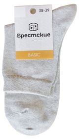 Изображение товара Носки женские «Брестские» basic светло-серые, р 25