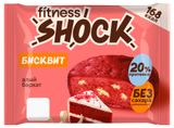 Изображение товара Пирожное протеиновое FitnesSHOCK Алый бархат без добавленного сахара, 40 г