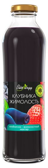 Изображение товара Нектар BioNergy клубника жимолость, 500 мл