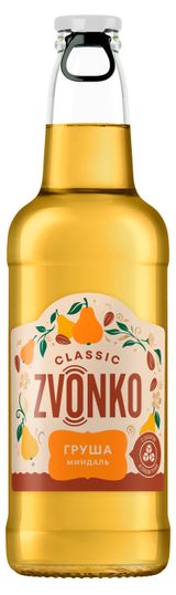 Изображение товара Напиток газированный Zvonko Classic груша миндаль, 400 мл