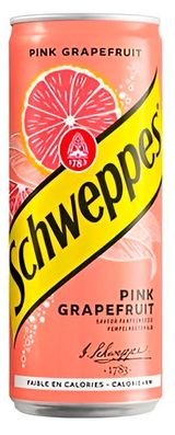 Изображение товара Напиток газированный Schweppes Pink Grapefruit Польша, 330 мл