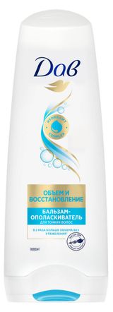 Изображение товара Бальзам-ополаскиватель для волос «Дав» Hair Therapy Объем и восстановление, 200 мл