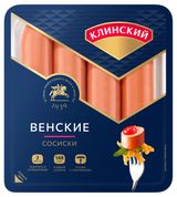 Изображение товара Сосиски вареные «Клинский»  Венские, 410 г