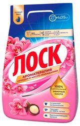Изображение товара Стиральный порошок «Лоск» Ароматерапия Орхидея и Масло Макадамии для светлого и цветного белья, 4,05 кг (27 стирок)