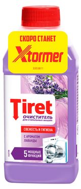 Изображение товара Очиститель для стиральных машин Tiret Свежесть и гигиена с ароматом лаванды, 250 мл