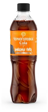 Изображение товара Напиток газированный «Черноголовка » Кола сливочный апельсин без сахара, 500 мл