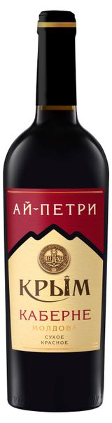 Изображение товара Вино «Ай-Петри» Каберне Молдова красное сухое Россия, 0,75 л