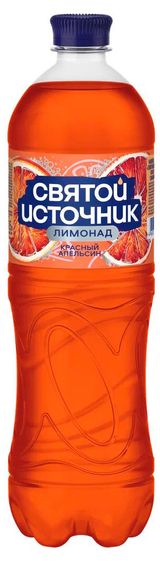 Изображение товара Напиток газированный «Святой Источник» Лиомнад со вкусом красного апельсина, 1 л