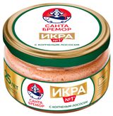 Изображение товара Икра мойвы «Санта Бремор» Икра № 1 с копченым лососем, 180 г
