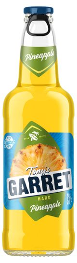 Изображение товара Пивной напиток Tony's Garret Hard Pineapple, 400 мл