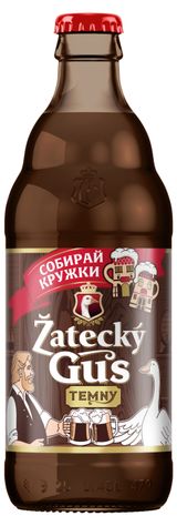 Изображение товара Пивной напиток темный Zatecky Gus 3,5%, 0,45 л