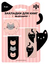Изображение товара Закладки для книг «Феникс+» магнитные, 3 шт в ассортименте