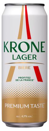 Изображение товара Пиво Krone Lager светлое фильтрованное, 450 мл