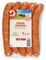 Изображение товара Колбаски полукопченые АШАН Красная птица ароматные, 250 г