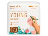 Изображение товара Прокладки гигиенические Marabu Botanica normal 3 капли, 12 шт