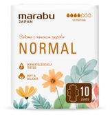 Изображение товара Прокладки гигиенические Marabu Botanica normal 4 капли, 10 шт
