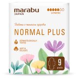 Изображение товара Прокладки гигиенические Marabu Botanica Normal plus 5 капель, 9 шт