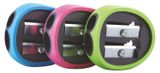 Изображение товара Точилка KEYROAD Rubber пластиковая 2 отверстия, 1 шт в ассортименте