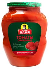 Изображение товара Томаты очищенные «Дядя Ваня» в томатном соке, 680 г