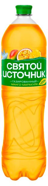Изображение товара Напиток газированный «Святой Источник» со вкусом манго и маракуйи, 1,5 л